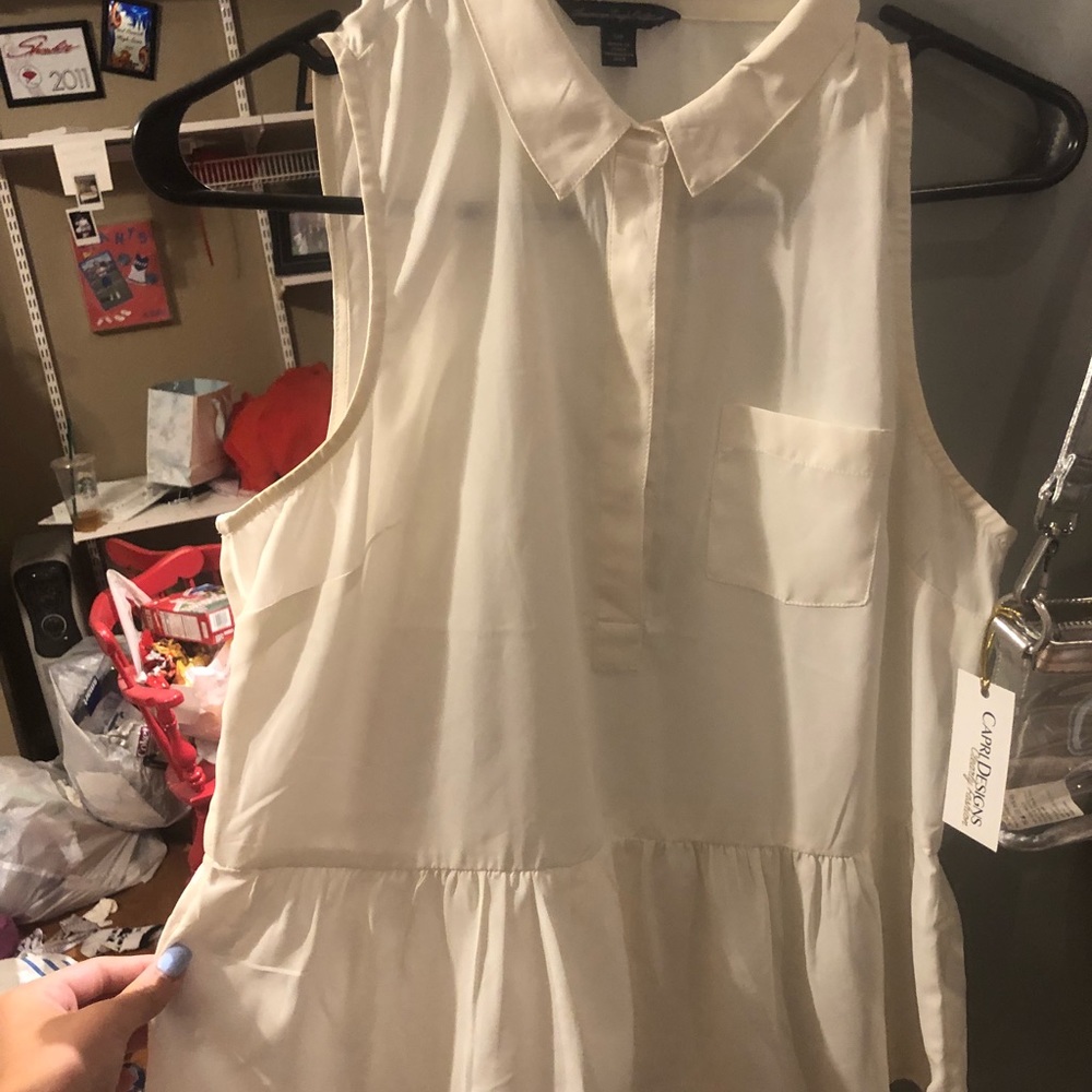 Cream AE blouse